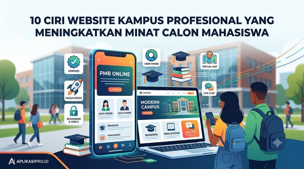 gambar 10 Ciri Website Kampus Profesional yang Meningkatkan Minat Calon Mahasiswa