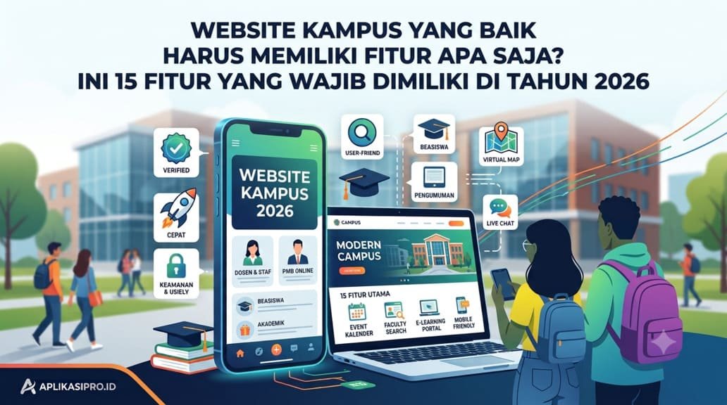 gambar Website Kampus yang Baik Harus Memiliki Fitur Apa Saja? Ini 15 Fitur yang Wajib Dimiliki di Tahun 2026